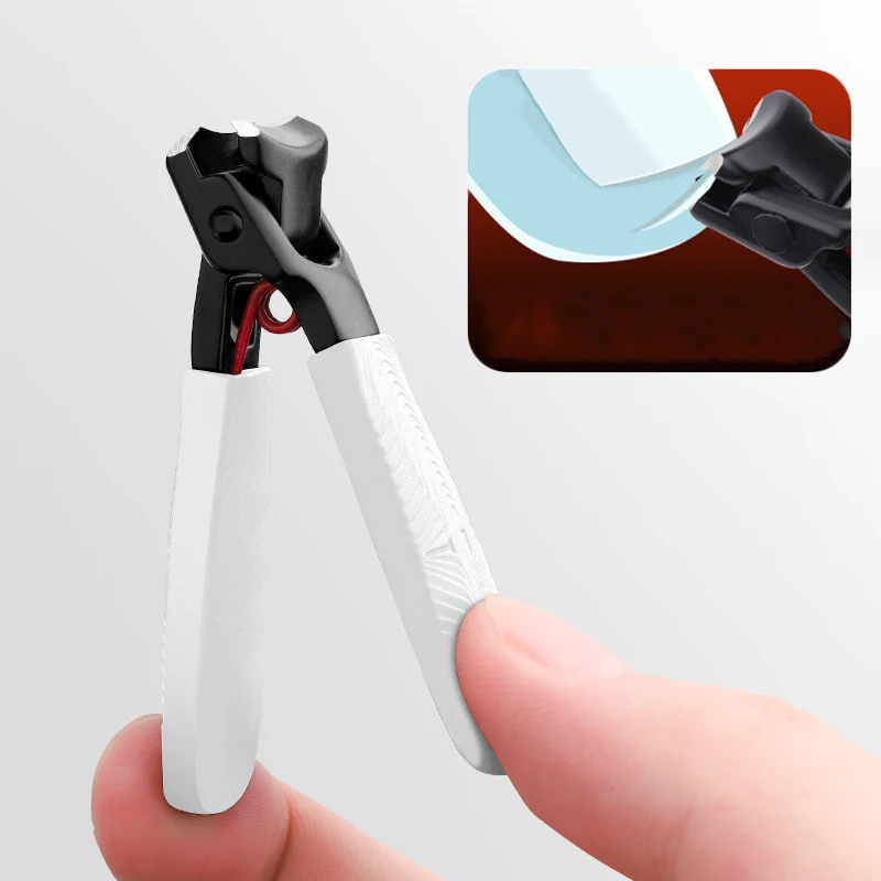 افتتاح كبير مسمار كليبرز مسمار الفن المتقلب الفردية المنزلية الأظافر المقص مكافحة سبلاش أصابع دائمة مسمار الفن لوازم صالون