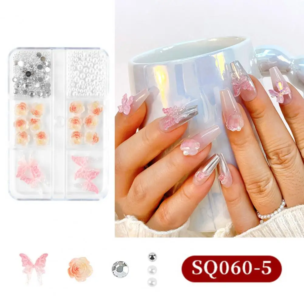 Decoratieve Nagelaccessoires Hars Vlinder Nagel Bedels Diy Craft Project Manicure Accessoires Telefoon Case Decoraties Voor Vrouwen