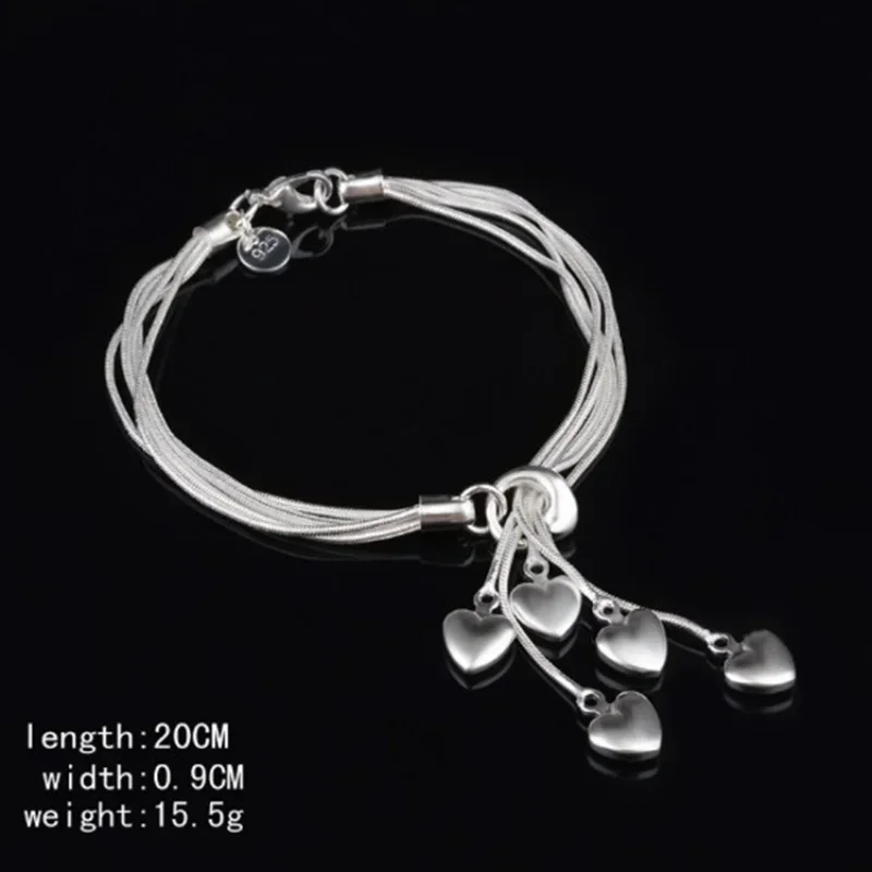 925 sterling silver Bracelet Woman Vintage Luxury Original Jewelry Accessories fashion designer party Wedding Jewelry gifts 2023