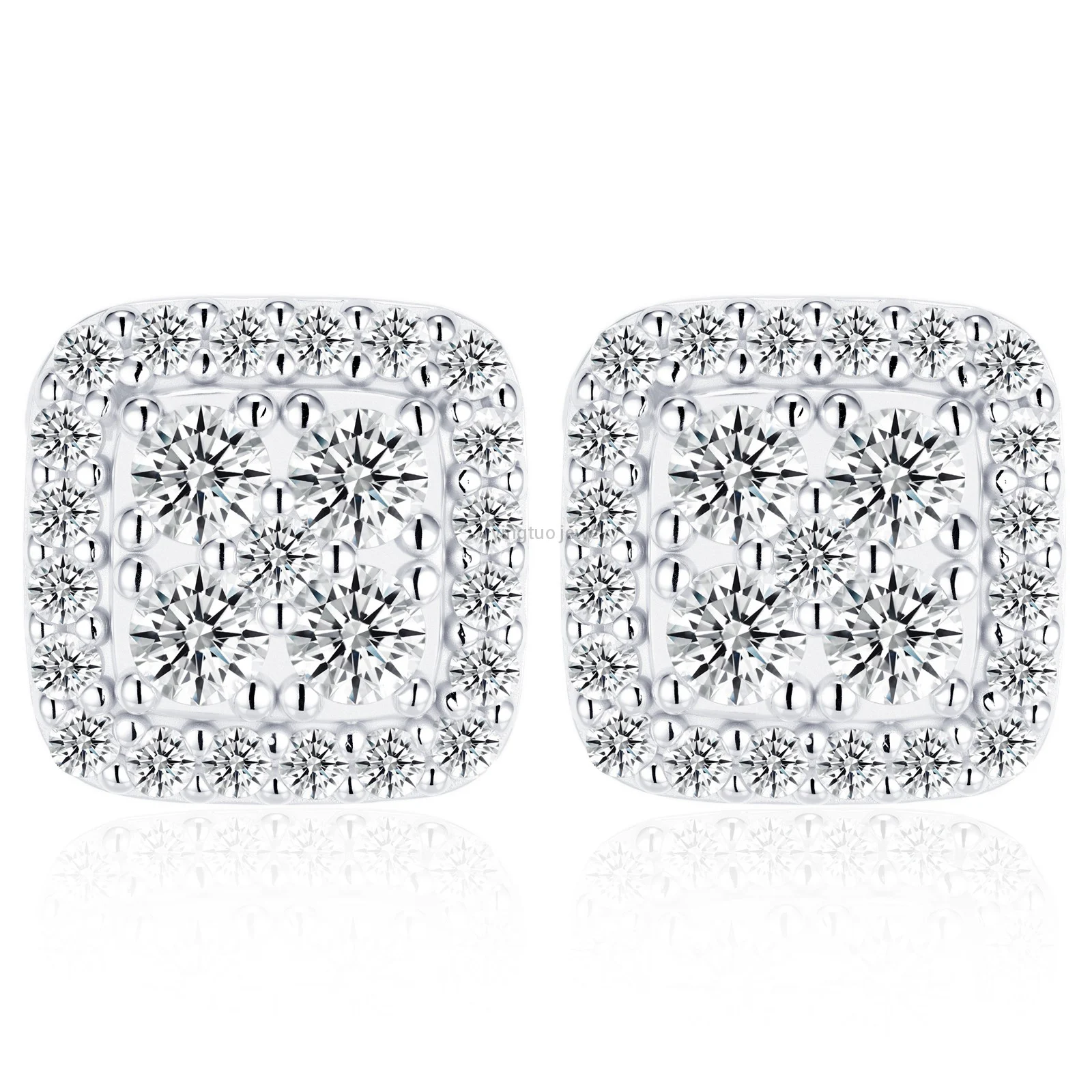 Hot Selling Moissanite Earring DEF Color VVS S925 Earring Jewelry