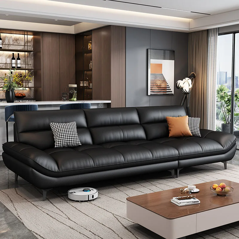 Cloud Leather Living Room Sofas Designer Bedroom Modern Luxury Recliner Outdoor Sofa Armchair Couch Muebles Trendy Furniture - view 4