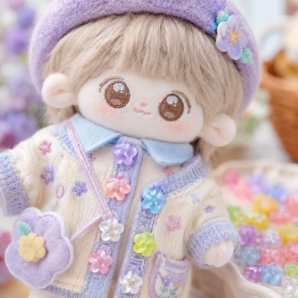 50pcs Plastic Material Three-Dimensional Flower Buttons 50pcs Pack Hollow Out Design Cloud Shape Buttons 11mm Diameter Mini Size