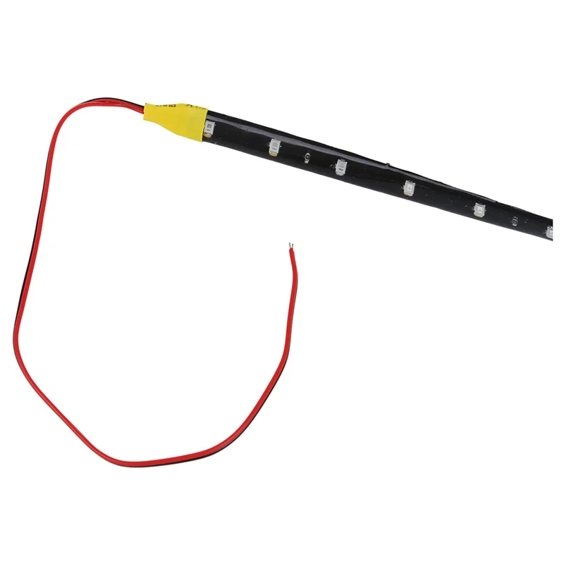 CQMF-8 X フレキシブル15LEDストリップライト 30cm オレンジ 防水 車・バイク用