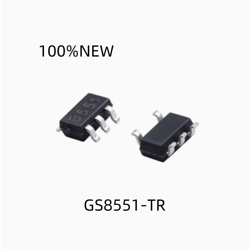 (20 Pieces) 100% New Gs8551-Tr Silk Screen 8551 Sot23-5 Zero-Drift Operational Amplifier Chip Compatible with Sgm8551/Ad8551