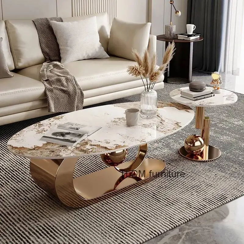 

Marble Nordic Mesa Bedroom Side Lateral Tables Simple Luxury Coffee Tables Low Industrial Mesas De Centro Para Sala Furniture