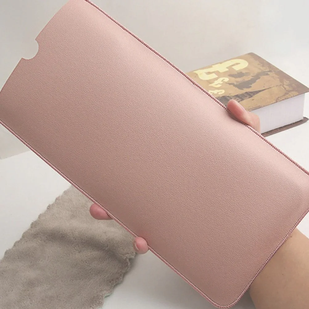 

Premium Keyboard Bag Simple Design High Resistance Fall Wear Protection Convenient Storage K380 PU Keyboard Sleeve