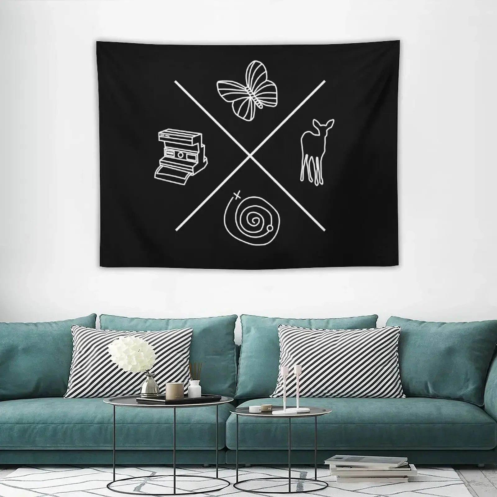 

Life is Strange Symbols Tapestry Home Decorating Bedroom Decor Aesthetic Room Decoration Accessories Tapestry