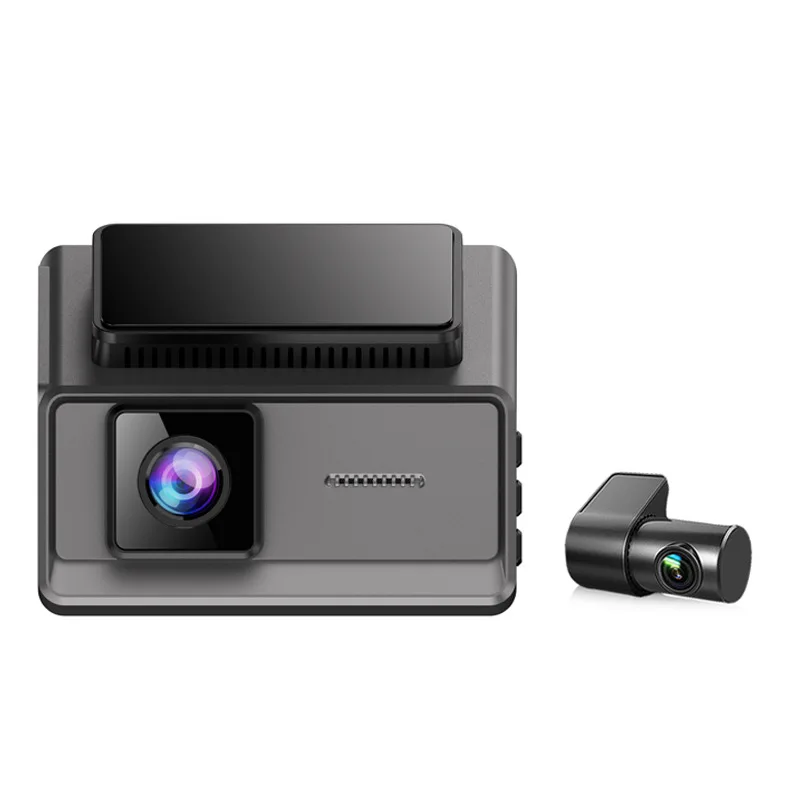 Caméra de tableau de bord pour voiture, double objectif 2K + 1080P, enregistrement DVR, Vision nocturne, enregistreur vidéo