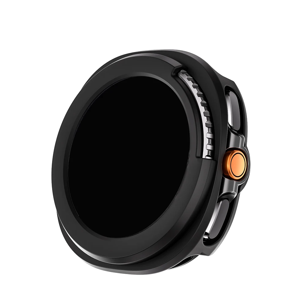 Custodia protettiva per schermo in vetro per PC per Samsung Galaxy Watch 8 40MM 44MM Paraurti protettivo antiurto per Galaxy Watch 8 Classic 46MM