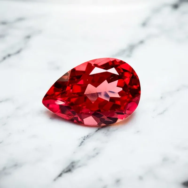 top-pear-cut-lab-grown-sapphire-sunset-red-color-for-charms-for-jewelry-making-with-certificate-wholesale-extremely-shiny-qualit