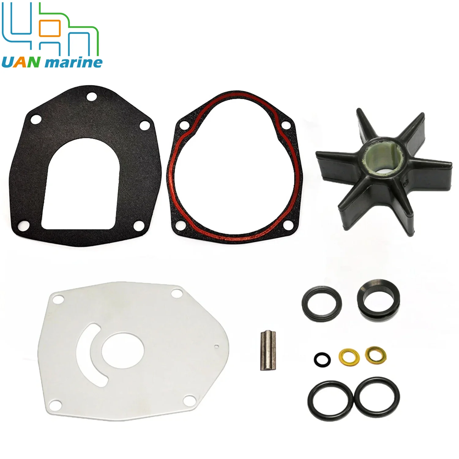 

Ремкомплект крыльчатки подвесного водяного насоса для Honda 75 90 л.с. BF75 BF90 1996-1998 BF75AW BF75AT BF90AW 06192-ZW1-305 19021-ZW1-003