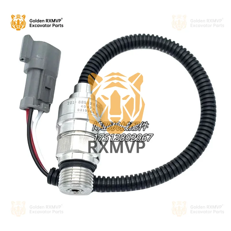 For Caterpillar Cat 312 320c 323 325 336d Hydraulic Pump High Pressure Sensor Main Pump Pressure Switch Excavator Accessories