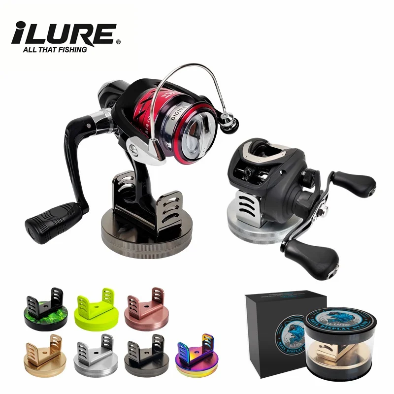 New Fishing Reel Holder Spinning Reel Display Shelf Fly Reel Seat Baitcast Reel stand Rack Casting Reel Base Fishing Tool