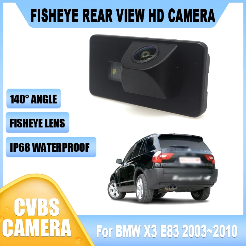 Rear View camera For BMW X3 E83 2003 2004 2005 2006 2007 2008 2009 2010 CCD Night Vision Reverse Camera license plate camera