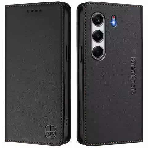 Magnertic Leather Wallet Case For Tecno Camon 40 Pro 2025 Luxury Book Cover for Tecno Camon 40 Premier Case Camon 40 40Pro Funda