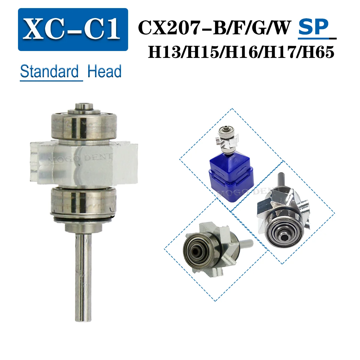COXO Dental Turbine Air Rotor Dentistry Cartridges For COXO CX207 G High Speed Handpieces  Dental Accessories