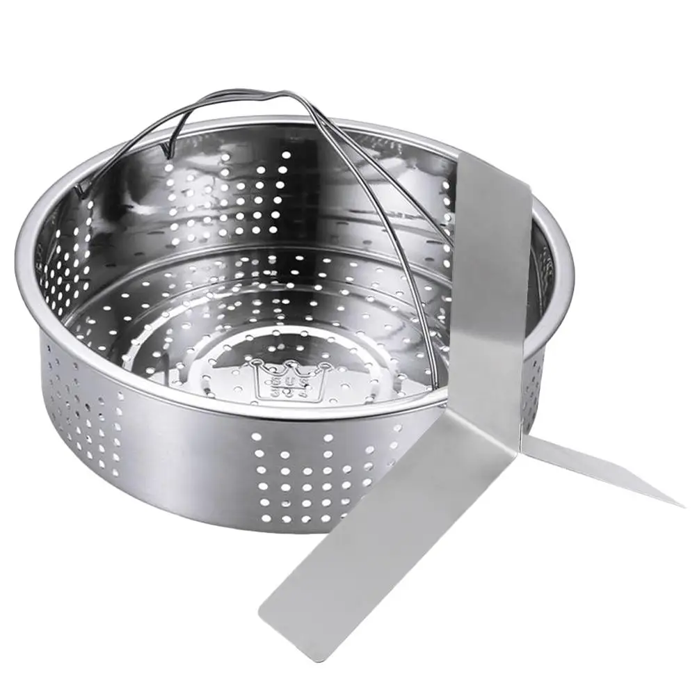 

Stainless Steel Basket Food Pot Vegetable Dumpling Bun Rack Cooking Tool Kitchen Cooking Steaming Pot Accessories