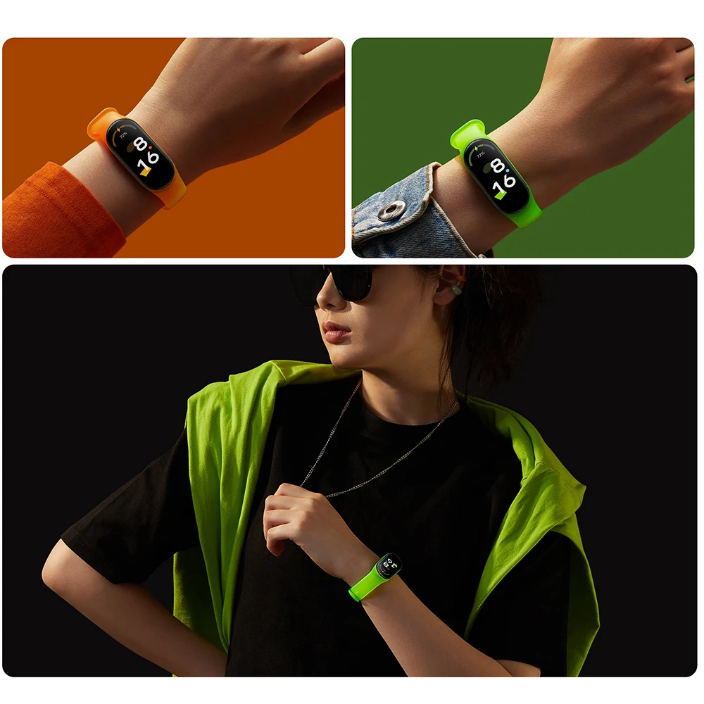 NEW Bracelet for Xiaomi Mi Band 7 6 5 4 3 Camouflage Strap Mi Band 5 4 Strap Silicone Sport Watchband for Replacement Wristband