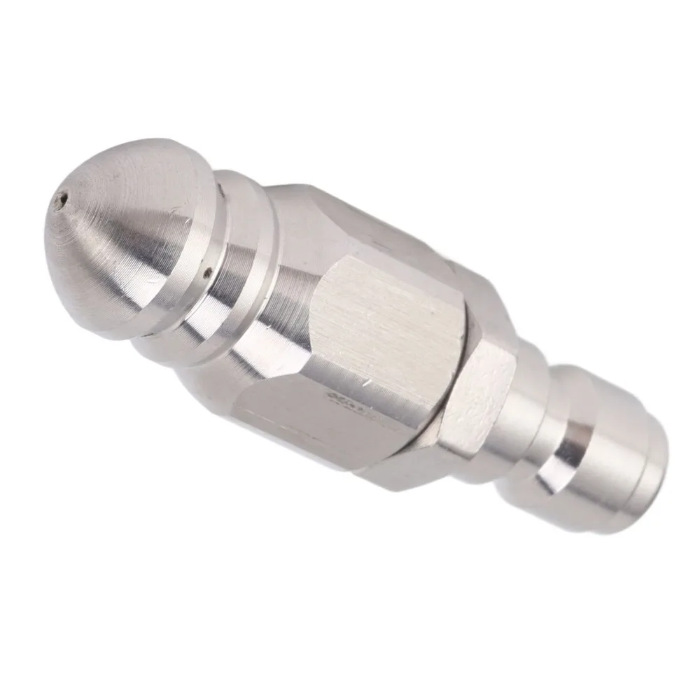 

Набор из 4 насадок для прочистки канализации 55 мм с быстроразъемным соединением 1/4 дюйма, роторная насадка для очистки труб из нержавеющей стали, 5000 фунтов на кв. дюйм