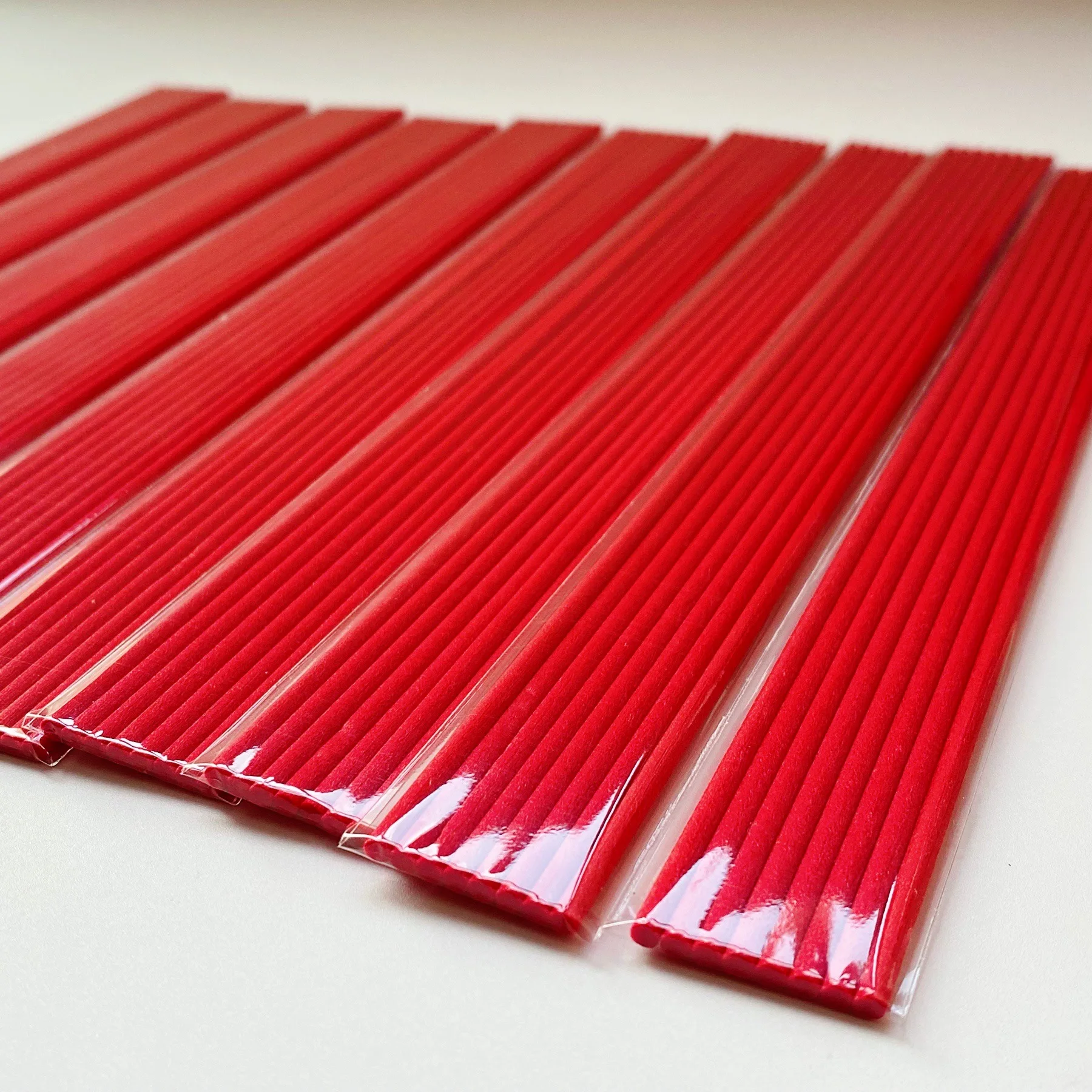 20CMx3MM Red Reed Diffuser Replacement Sticks Synthetic Fibre Rod Rattan Aromatherapy Diffuser Accessories