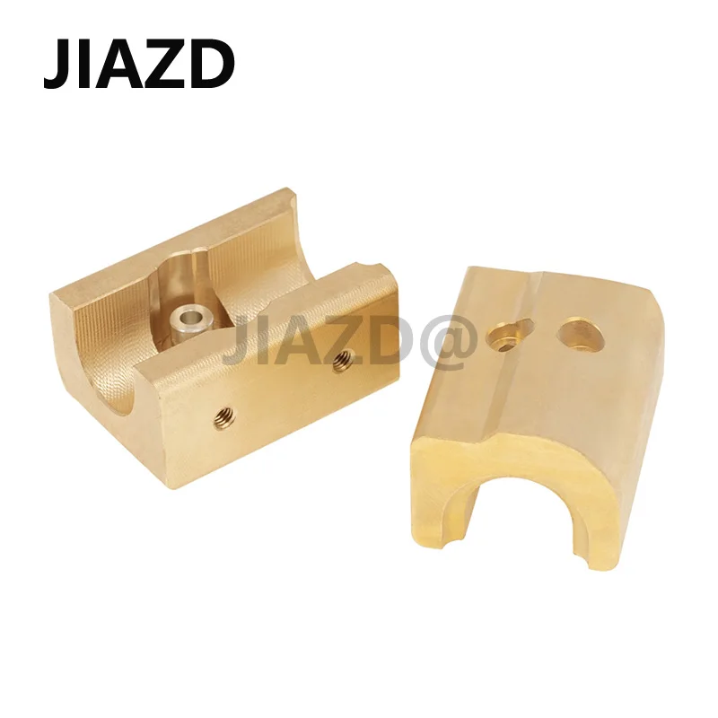 

2PCS AR44 Axle Body Brass Weight for 1/10 RC Crawler Axial SCX10 II 90046 90047 Low Center of Gravity Upgrade Parts