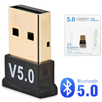 USB Bluetooth Receiver BT Transmitter Aptx Mini Adapter USB Bluetooth 5.0 Dongle V5.0 Driver Free Adapter For Windows xp 7 8 10