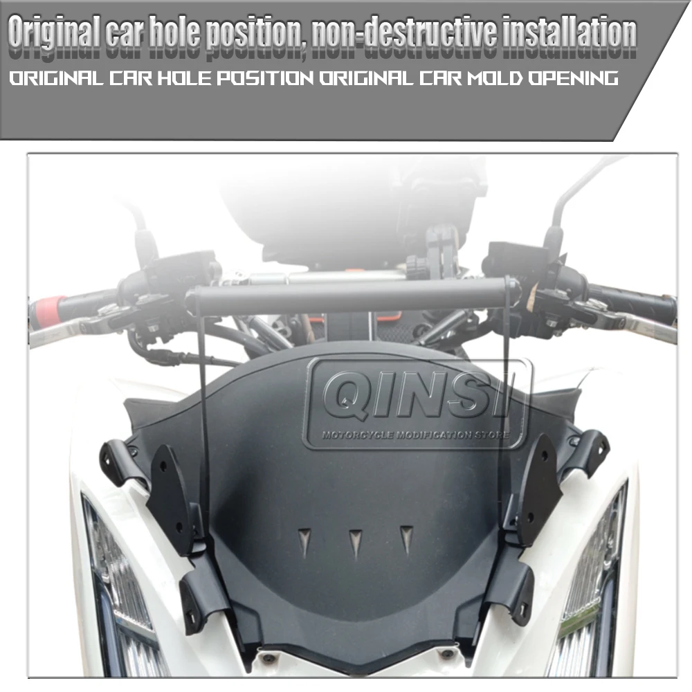 Motorcycle Front Windshield Modified Rearview Mirror Forward Bracket Chest Protector Accessories FOR Honda PCX160 PXC 160