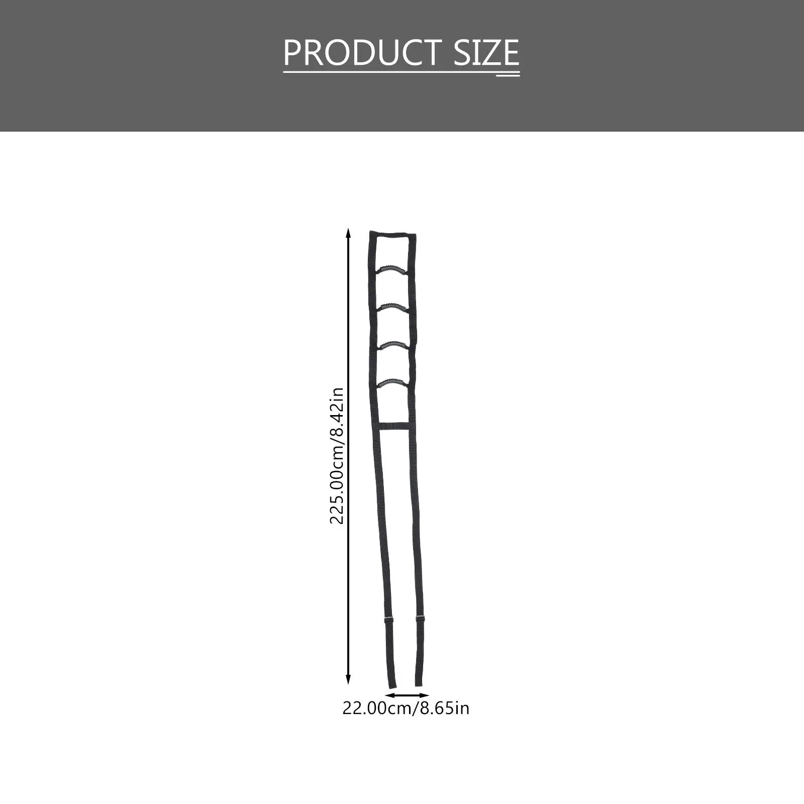 Bed Ladder Assist Strap High Strength Wear Resistant for Elderly Patient Sit Up Helper Bed Rail Safety Ladder Adaptive Equipment