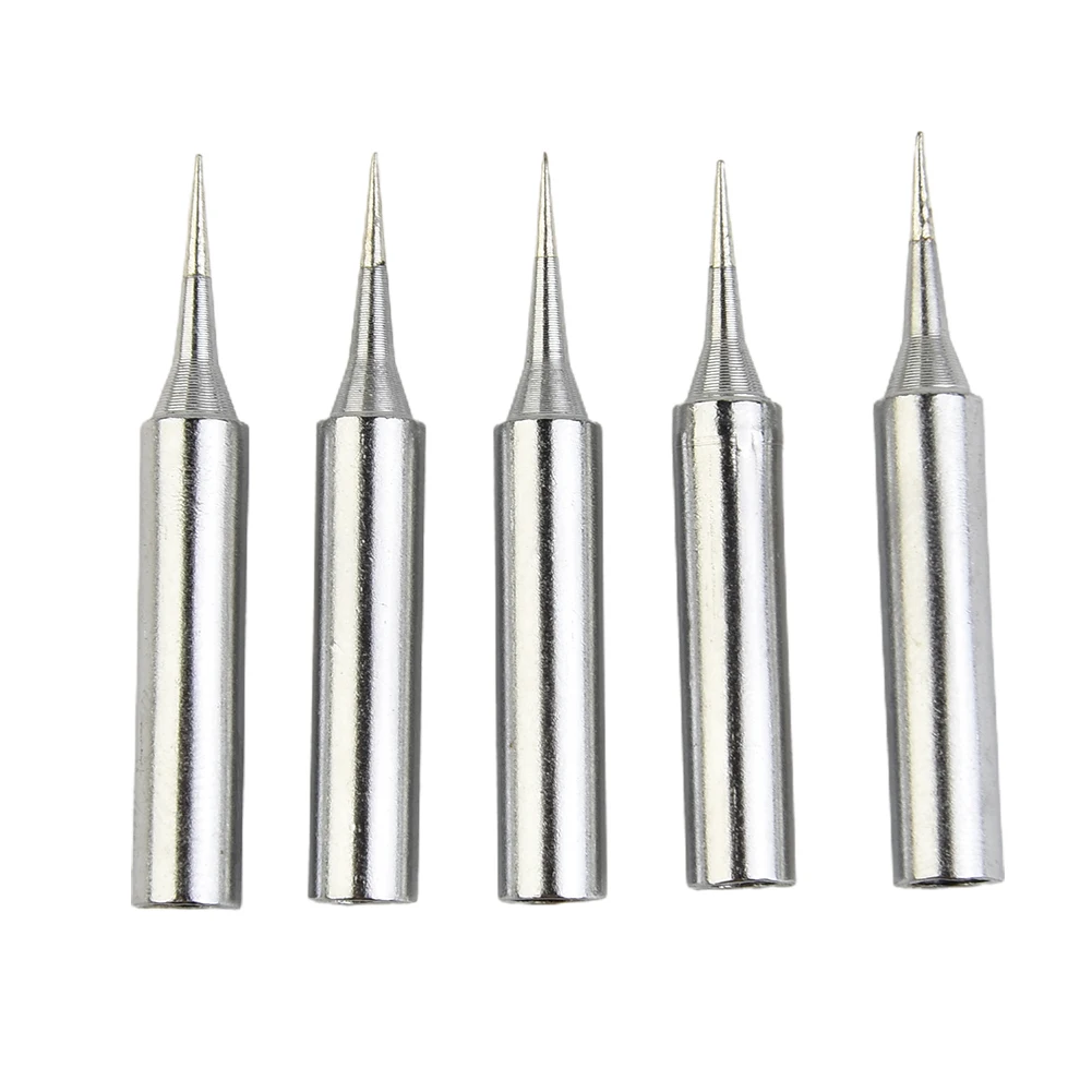 Pratical Nice Soldering Tips Soldering tips Solder Iron Head Pure Copper Replacement 5PCS For 936 937 Pure copper