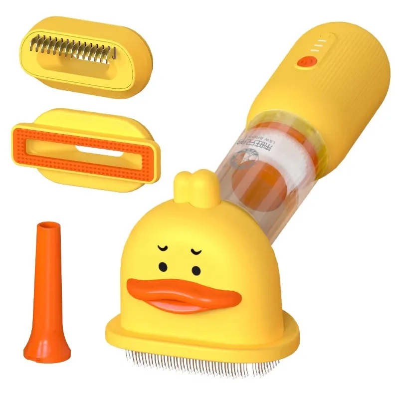 

2025 Hot Selling Handheld Pet Vacuum Cleaner Electric Skateboard Pet Cleaning Cat and Dog Fluff Beauty Brush Kit