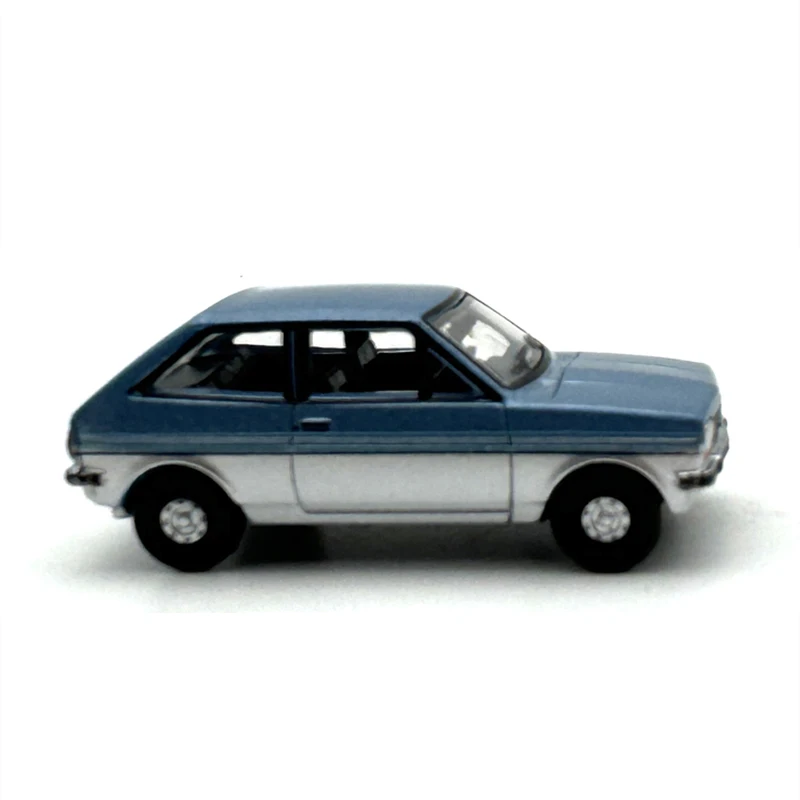 1:76 Schaal Diecast Legering Ford Fiesta Mk I Speelgoed Oldtimers Model Klassieke Nostalgie Adult Nostalgie Souvenir Cadeau Statisch Display