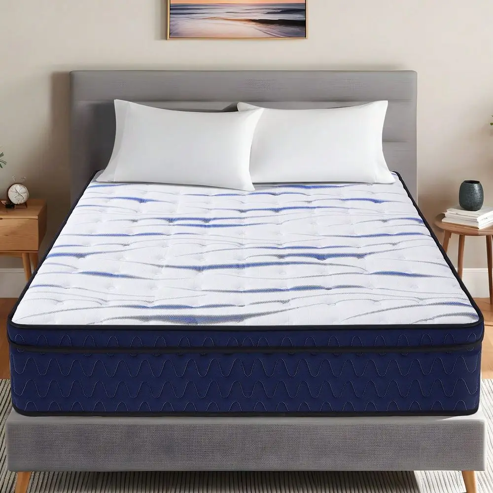 

10 Inch 12 Inch Twin Twin XL Full Queen King Mattress Gel Memory Foam Spring Hybrid Mattress In A Box Medium Feel