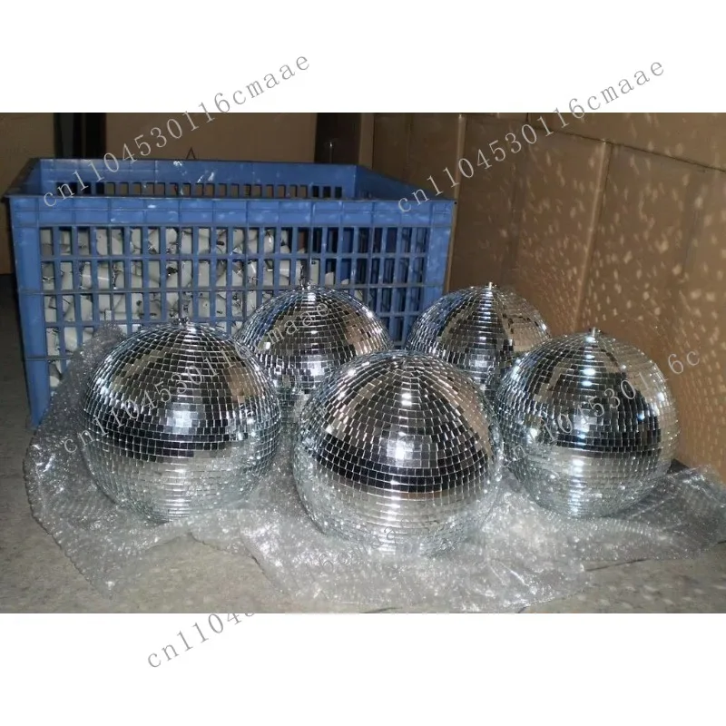Christmas party decorations 20, 30, 40, 50 60 disco balls disco mirror balls, silver and gold multicolor real glass mirror balls