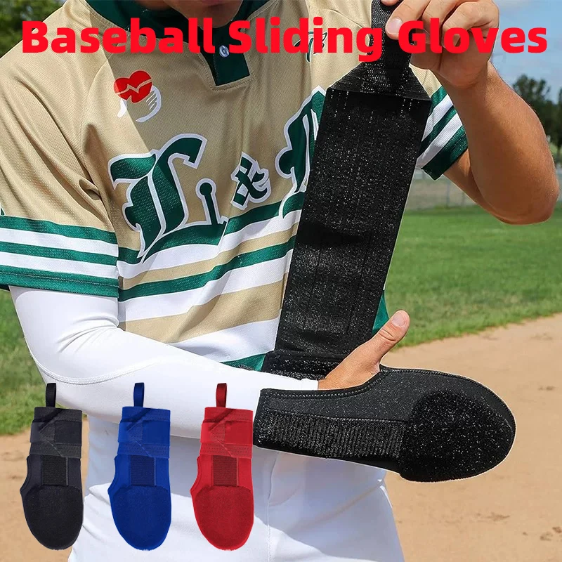 Baseball Sliding Gloves Elastic Left Hand Compression Strap Baseball Sliding Mitt Baseball Sliding Mitt For Adults Youth Kid