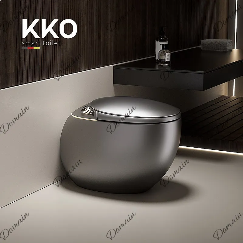 Smart Toilet with No Water Pressure Limit Built-in Aroma Bubble One-Piece Electric Bidet Toilet