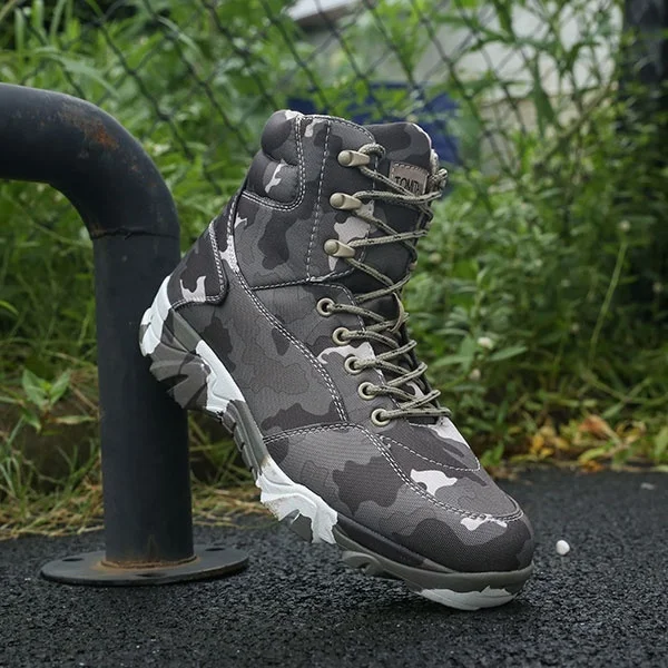 

Winter Outdoor Warm Hiking Shoes Army Tactical Boots Camouflage Waterproof Breathable Non-slip Wearable Climbing Camping Boots