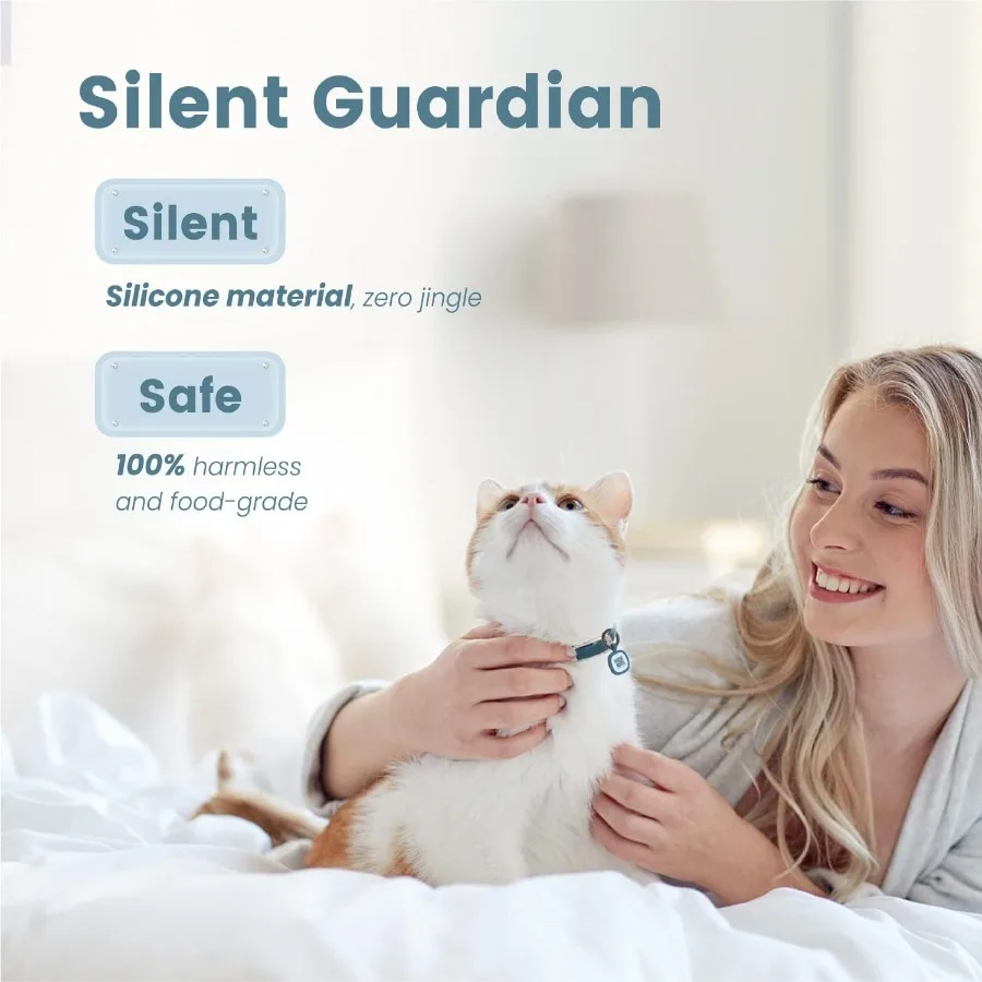 علامة معرف الكلب من السيليكون الصامتة، ملف تعريف الحيوانات الأليفة عبر الإنترنت القابل للتعديل، ومسح اتصالات الطوارئ، ومسح QR لتحبيهات الموقع الفوري، عبوة واحدة عميقة S #6