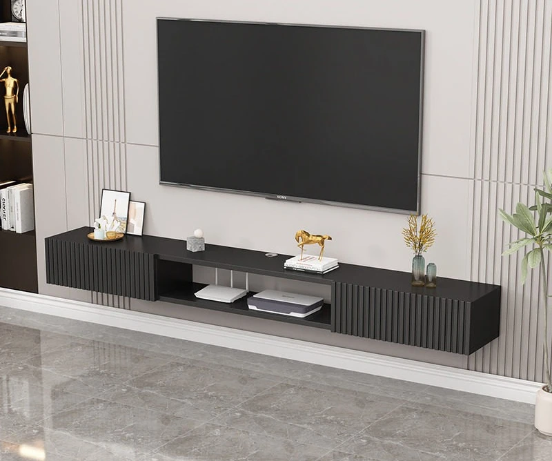 Suspended TV Cabinet Modern Simple Living Room Small Unit Wall Mounted TV Cabinet Router Set Top Box Shelf