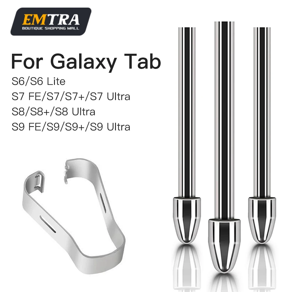 

Titanium Metal Nibs Tips Replacement for Samsung Galaxy Tab S9/S9FE+/S9 Ultra/S8/S8+/S8 Ultra/S7/S7 FE/S6/S6 Lite Pencil Nib