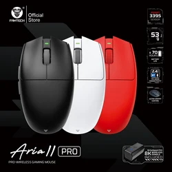 FANTECH Ariall PRO XD7v2 8K Wireless Gaming Mouse PIXAT3395 Wireless and Wired 8K Polling Rate 53gr Ultralight Mice