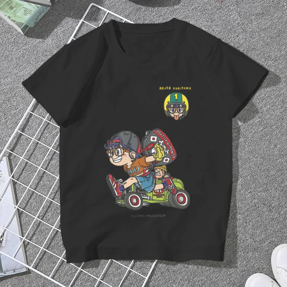 Comic star Women Clothing Dr. Slump Graphic Female Tshirts Vintage Gothic Loose Tops Tee Kawaii Girls Streetwear