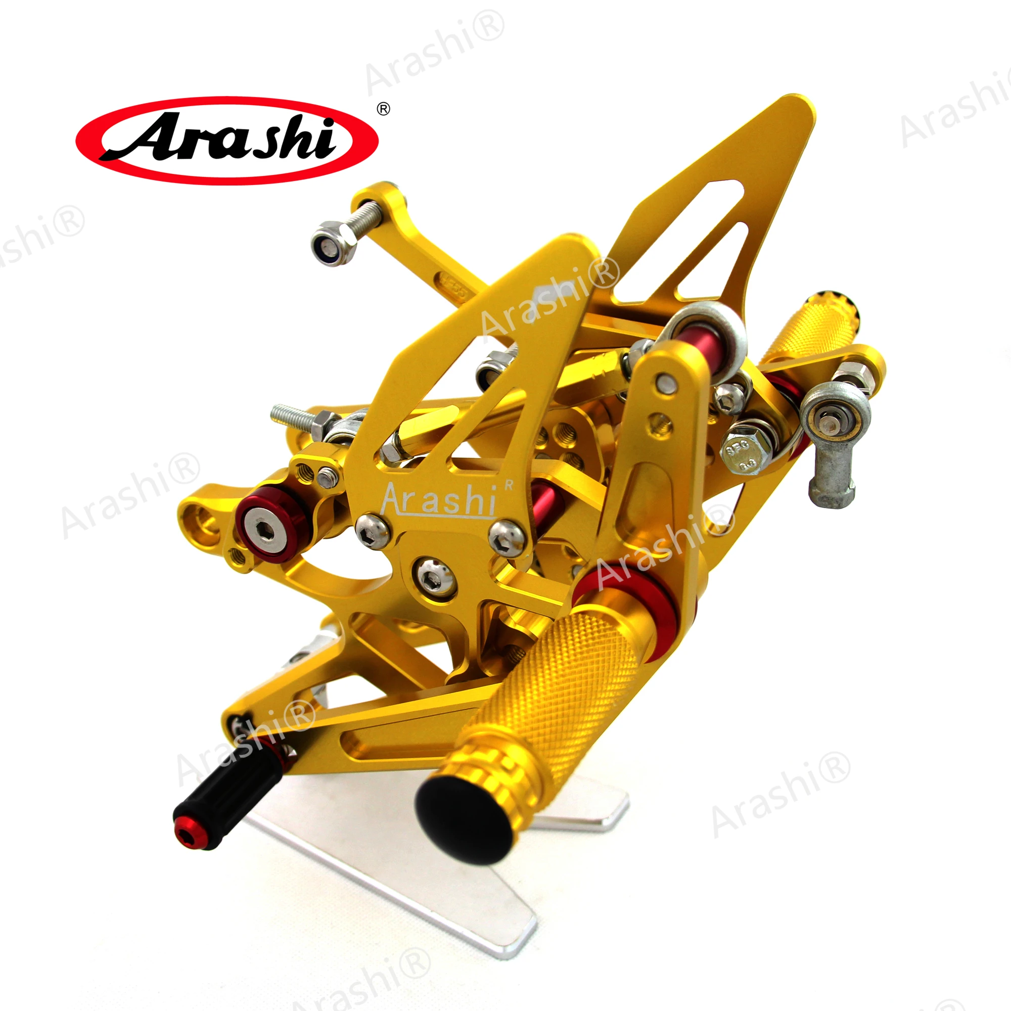 ARASHI V1.0 دراجة نارية CNC قابل للتعديل Rearsets مساند القدم أوتاد القدم دواسة لياماها YZFR1 YZF-R1 YZF R1 2005-2006 05 06 GP التحول