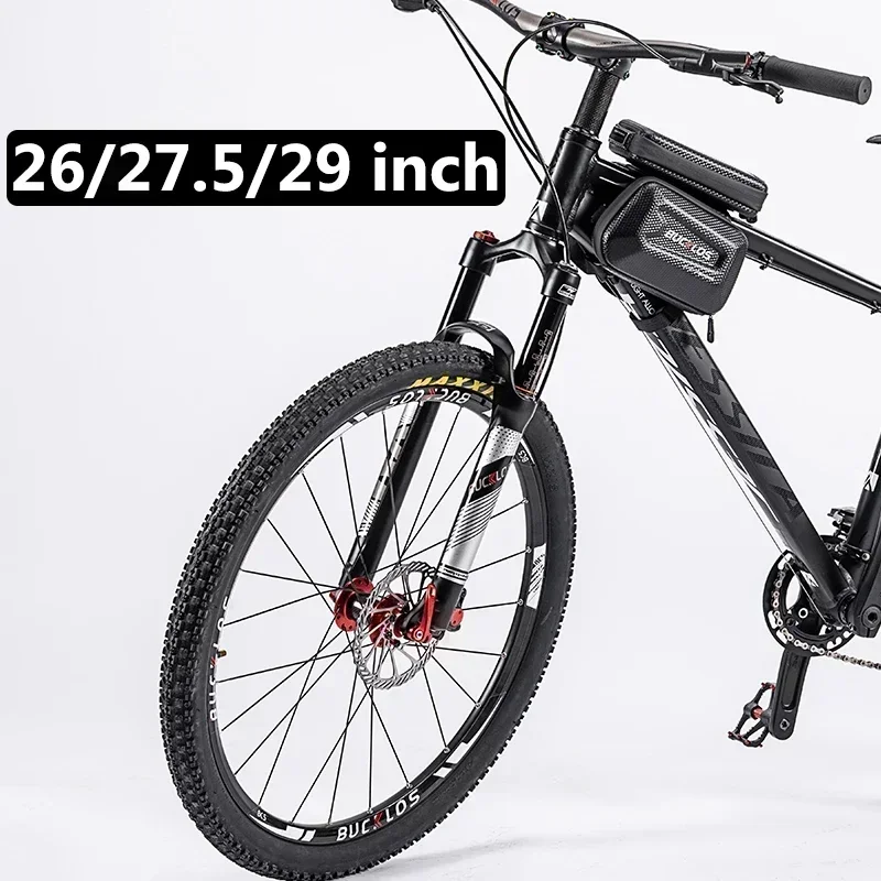 BUCKLOS 26/27.5/29er fourche vtt 120mm 140mm fourche à Suspension pneumatique de vélo droite/conique fourche de VTT dégagement rapide RL/LO