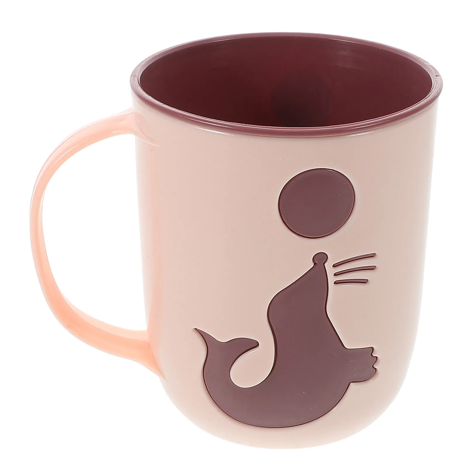 

Держатель для зубных щеток в форме дельфина, многоразовый пластиковый стакан для полоскания рта, удобный для путешествий, аксессуар для ванной комнаты