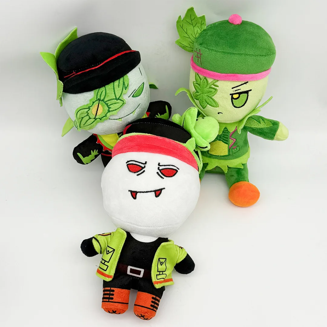 Funny Game Green Radishes Plushies Griefer Stuffed Decorative Plush Toys Doll Anime Holiday Birthday Gifts view 2