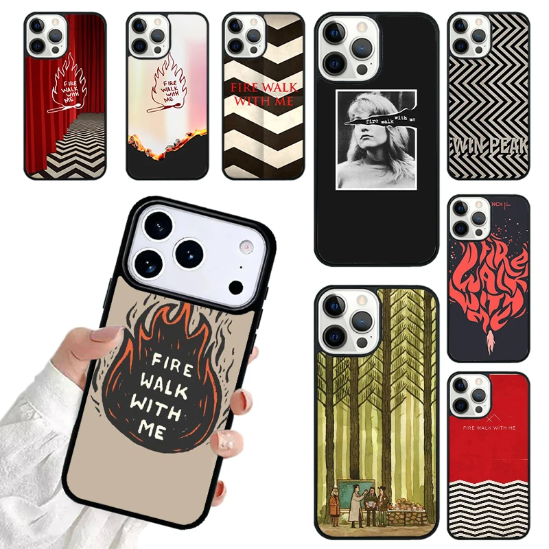Fire Walk With Me Twin Peaks Phone Case For iPhone 17 16 15 14 13 12 11 Pro Max 17air Shockproof Cover Fundas