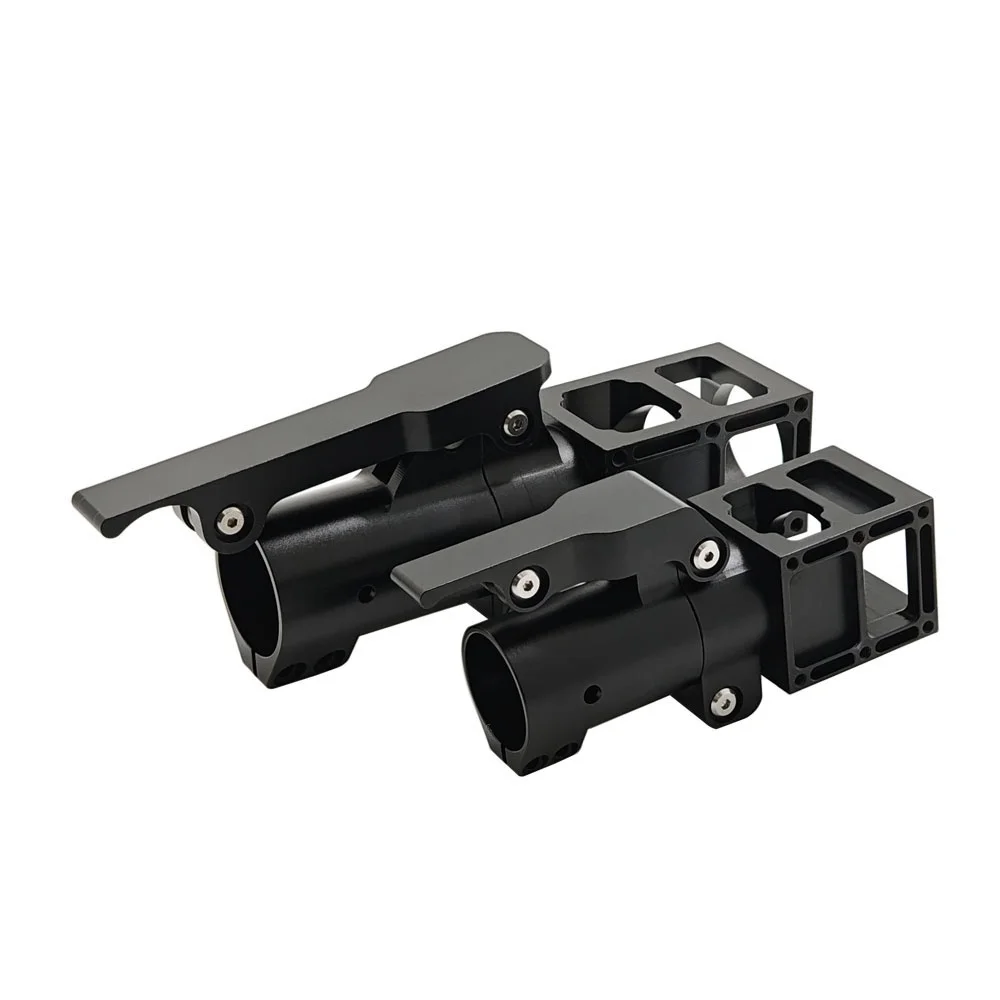 25mm 30mm Umbrella Folding Arm  Horizontal Folding Quick Release Carbon Tube Foldable Arm Connector Pipe Union Connection Joint