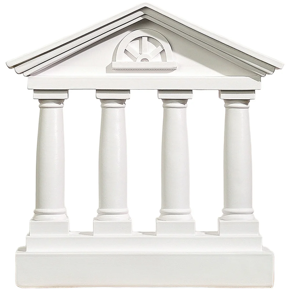 Abstract Resin Pillar Temple Statue European Style Roman Column For Sculpture Ornament For Home Office Living Room Garden Decor
