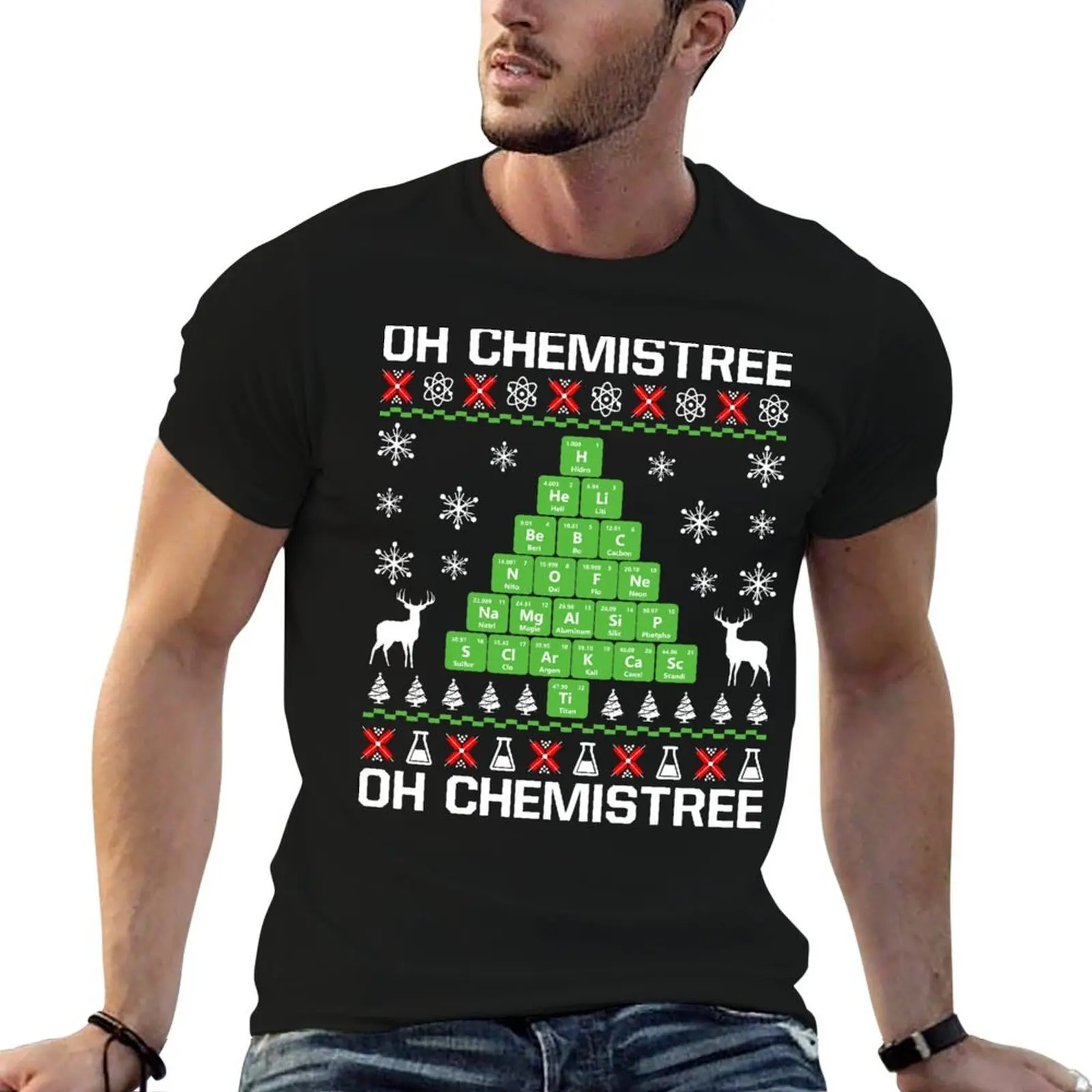 

Christmas Gifts - Oh Chemistry Funny Christmas Sweatshirt, Ugly Christmas Sweater For Men, Women T-Shirt