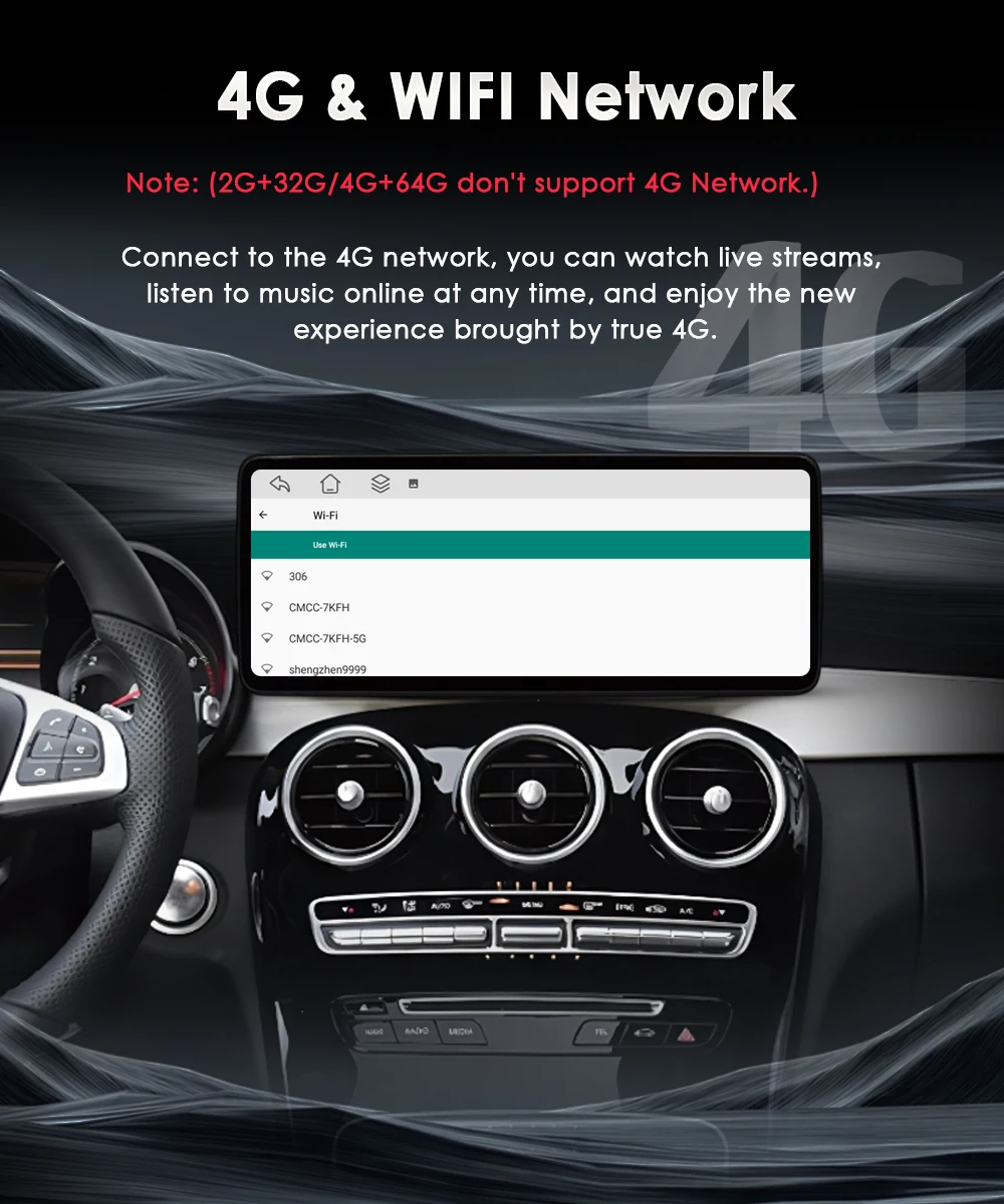 Kabelloses Carplay für Mercedes Benz E-Klasse W212 2009-2015 Android 16 Autoradio Video DSP Stereo GPS QLED Touchscreen 4G WiFi BT – Detail 12